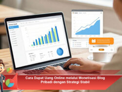 Cara Dapat Uang Online melalui Monetisasi Blog Pribadi dengan Strategi Stabil