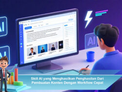 Skill AI yang Menghasilkan Penghasilan Dari Pembuatan Konten Dengan Workflow Cepat