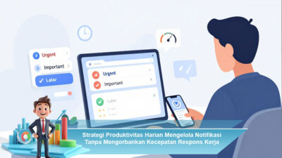 Strategi Produktivitas Harian Mengelola Notifikasi Tanpa Mengorbankan Kecepatan Respons Kerja
