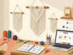 Cara Memulai Bisnis Kerajinan Makrame untuk Dekorasi Dinding